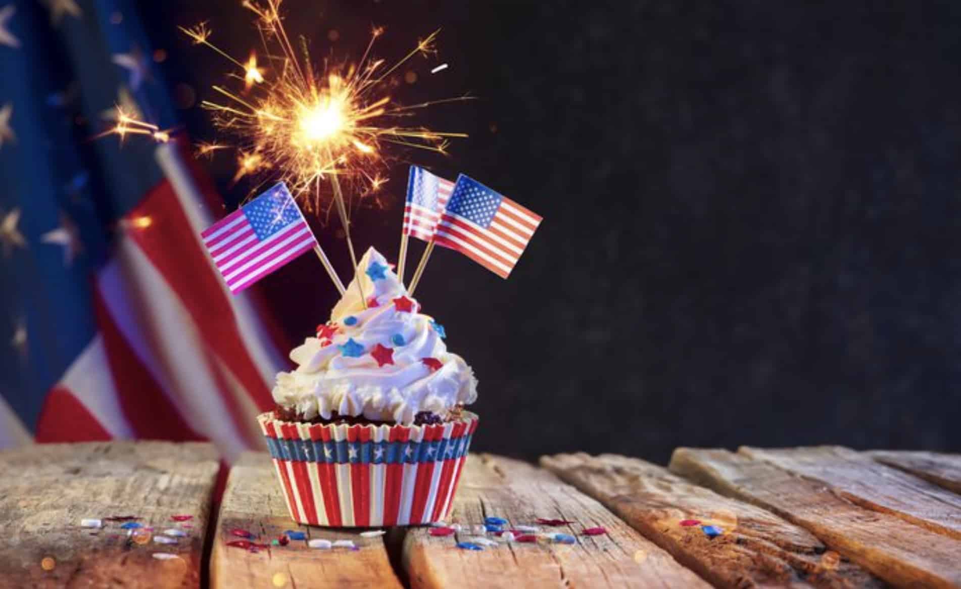 Fourth of July cupcake
