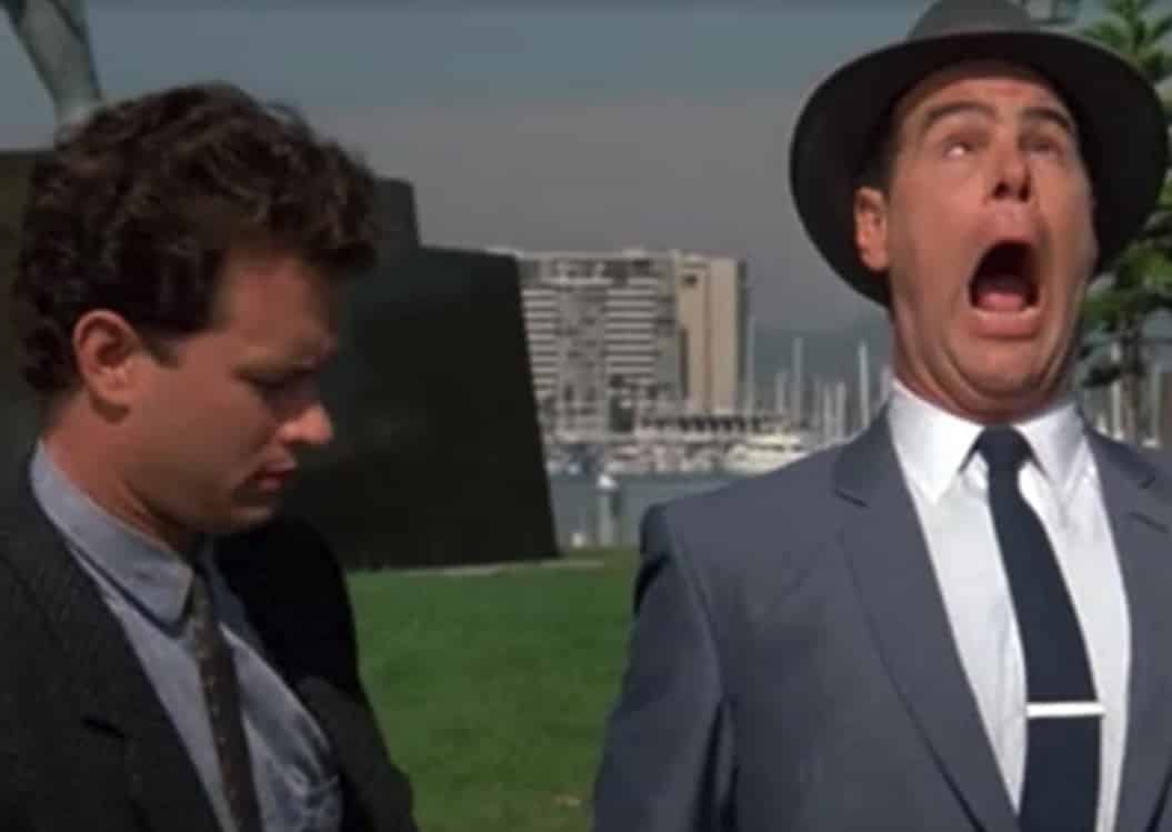 Tom Hanks and Dan Akroyd in Dragnet