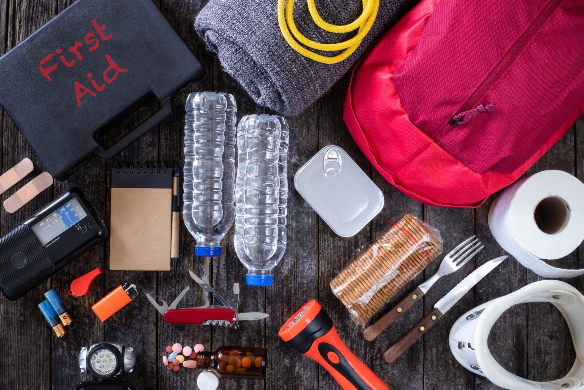 Emergency go-bag kit essentials