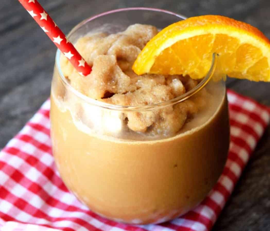 Orange maple frappe and other healthy breakfasts