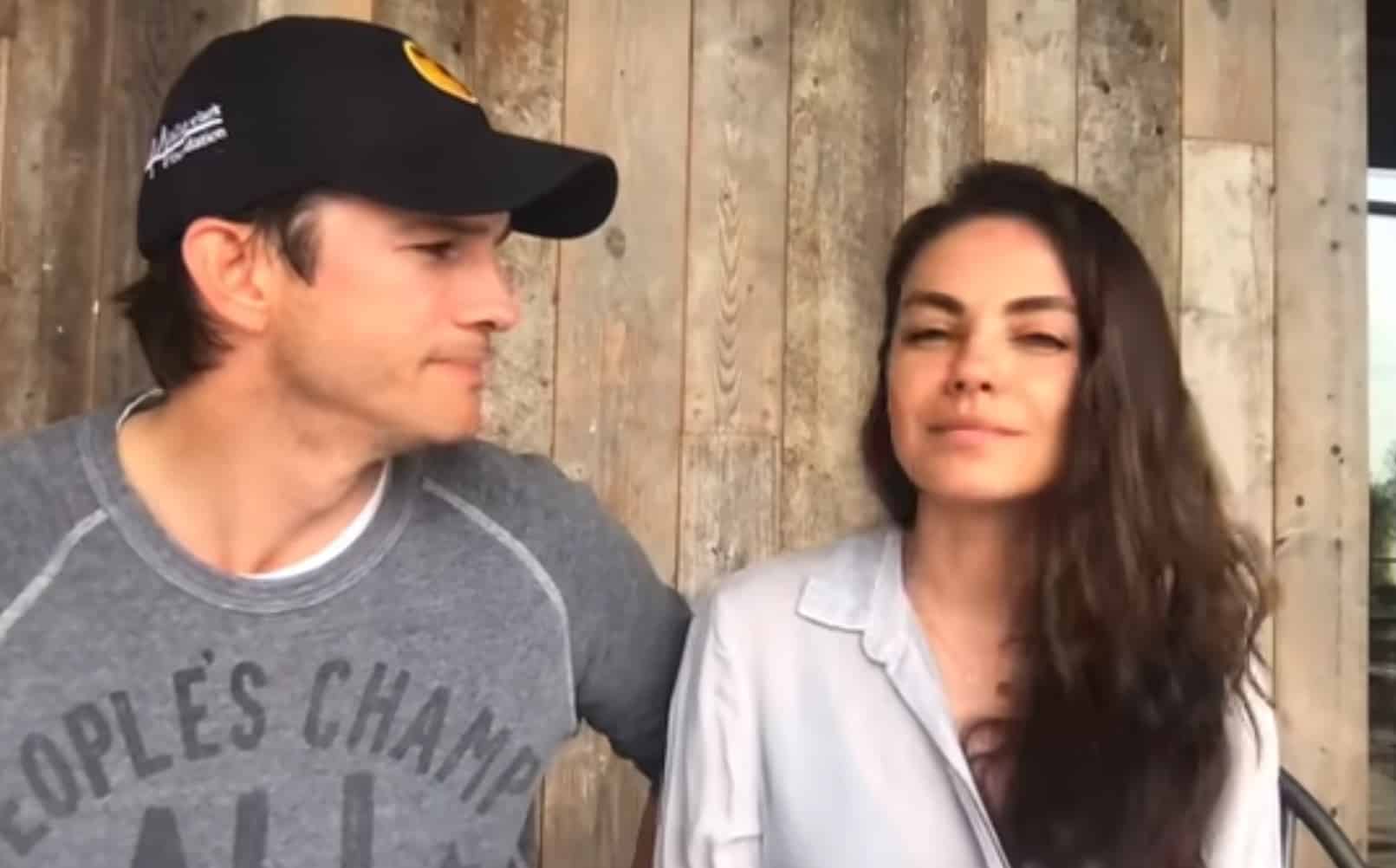 Ashton Kutcher & Mila Kunis on GoFundMe