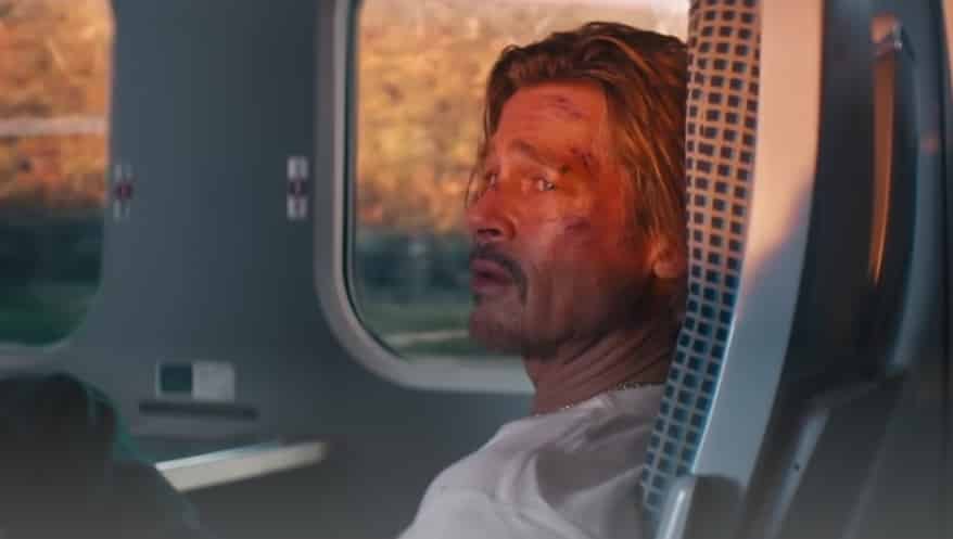 Brad Pitt in Bullet Train movie trailer