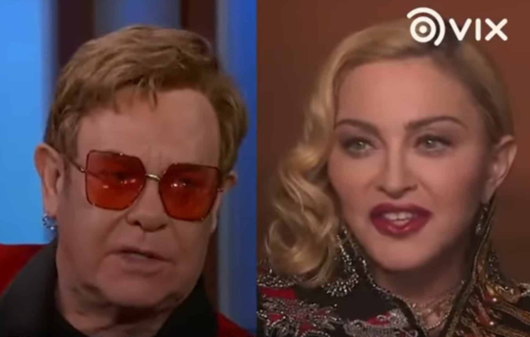 Madonna and Elton John