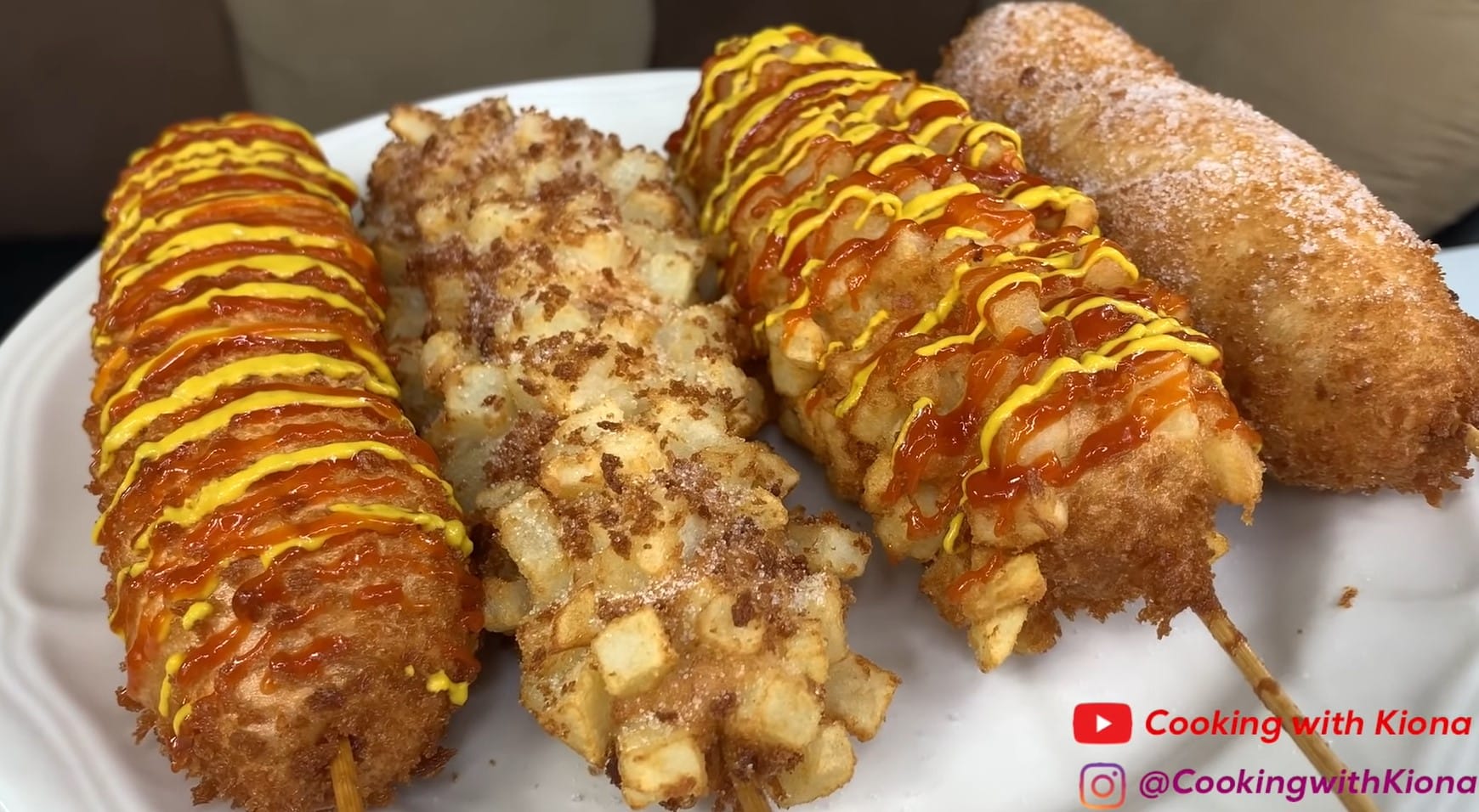 Korean corn dogs