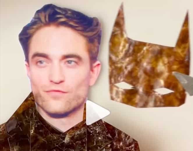 Ruby Perman's Robert Pattinson as Batman