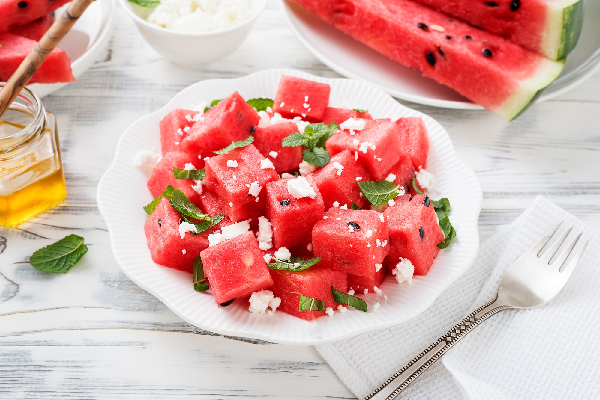 Watermelon Mint Salad