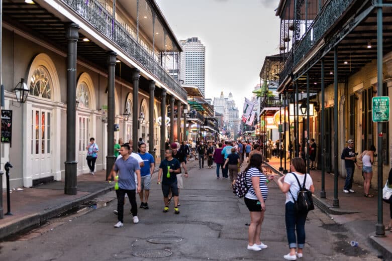 Downtown Bourbon street in Louisiana Photo Credit: ablokhin/iStock