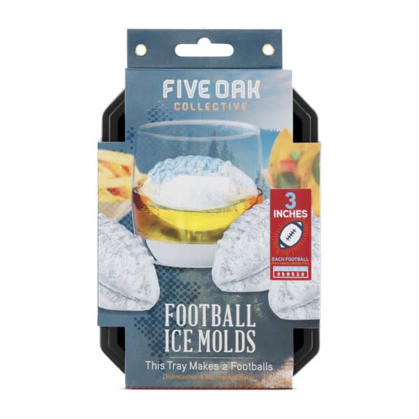 Five Oak 2-piece Fhjootball Ice Mold
