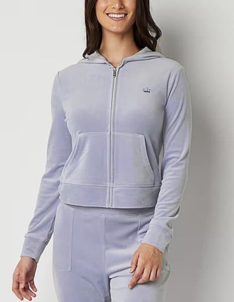 Juicy By Juicy Couture Women’s Long Sleeve Zipper Hoodie