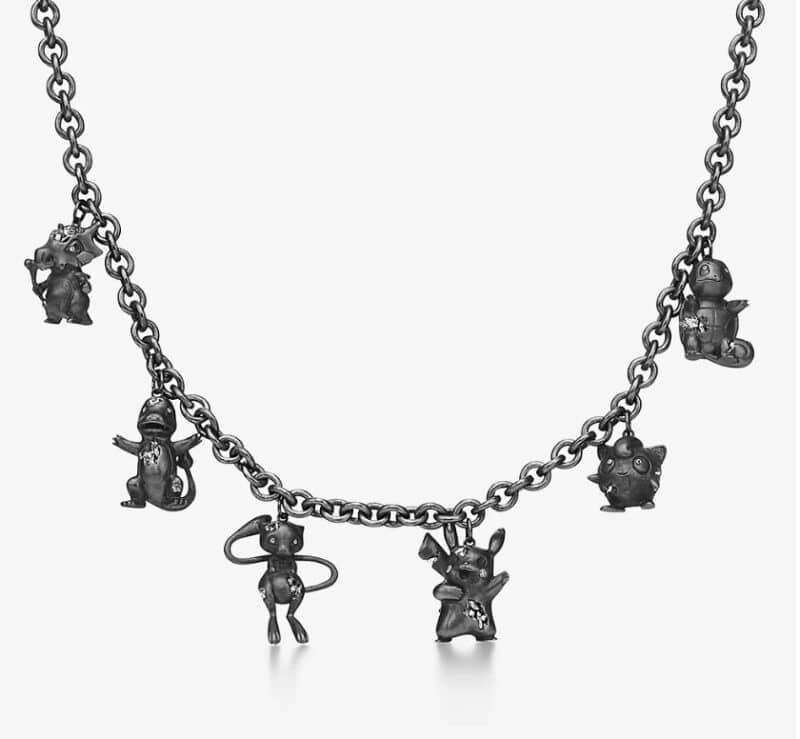 Pokemon necklace by Tiffany and Co.