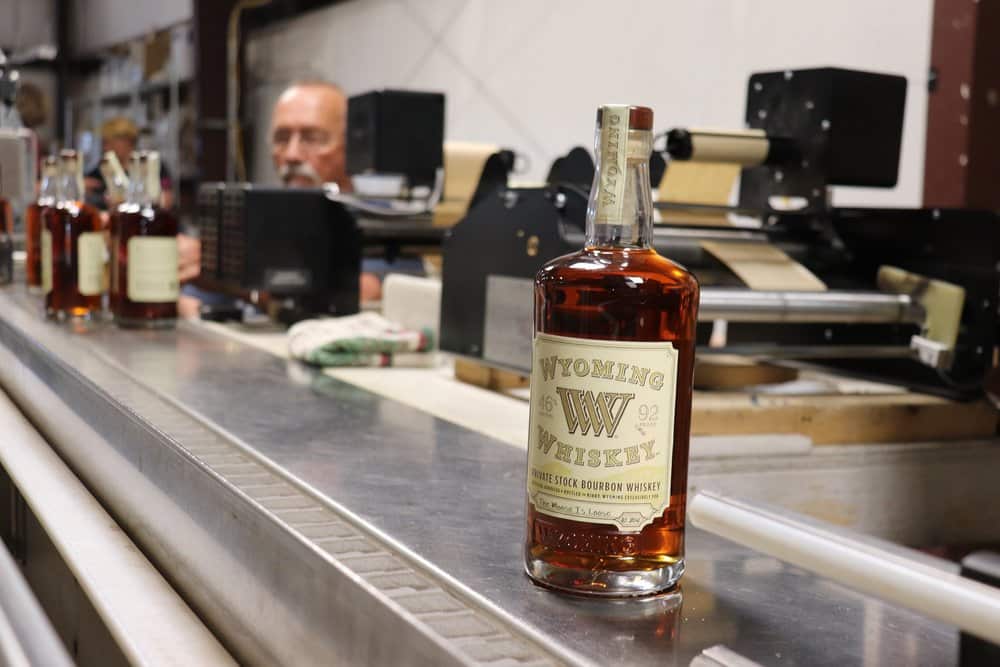 Wyoming Whiskey bottling line