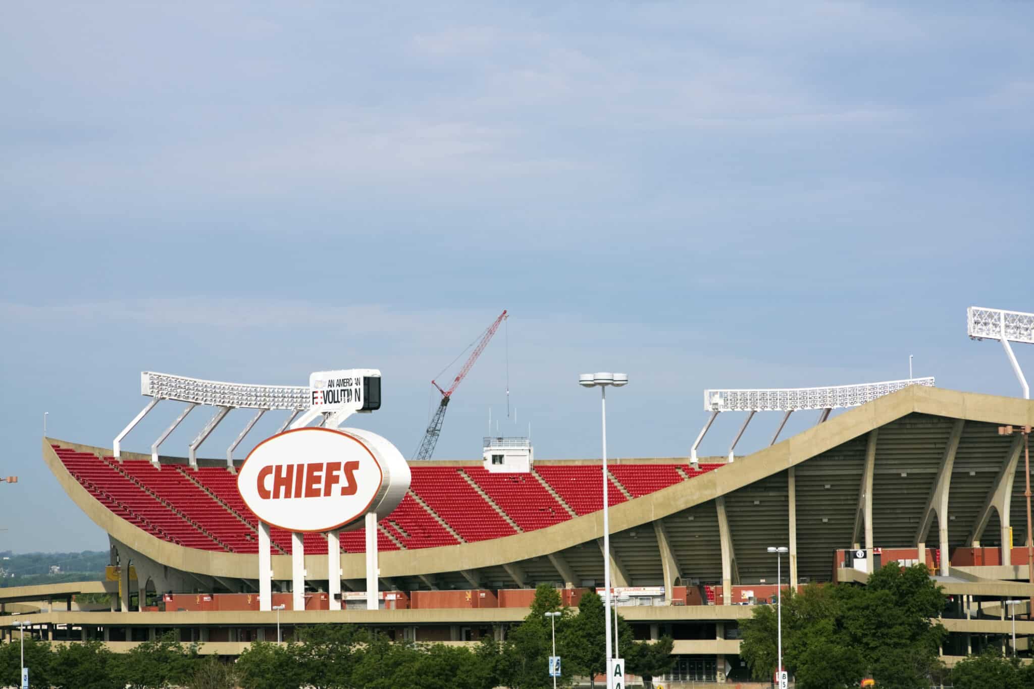 Arrowhead Stadium, home of the Kansas City Chiefs
