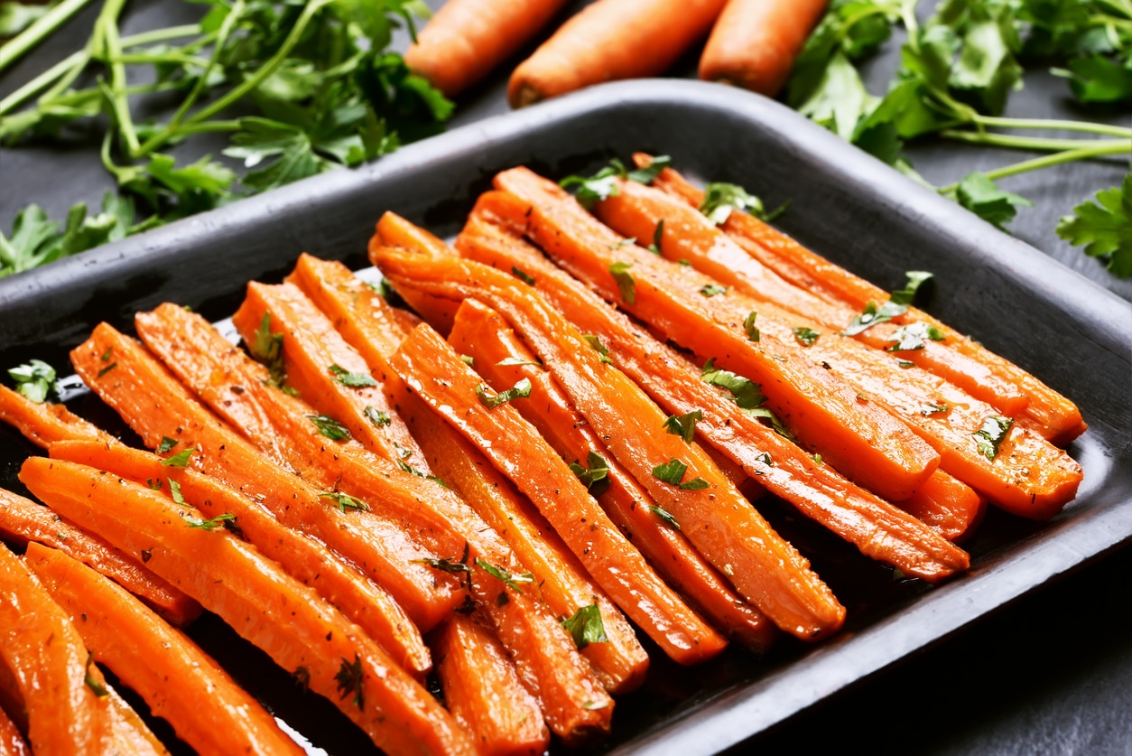 Cinnamon brown sugar carrots are a perfect Thanksgiving side dish
