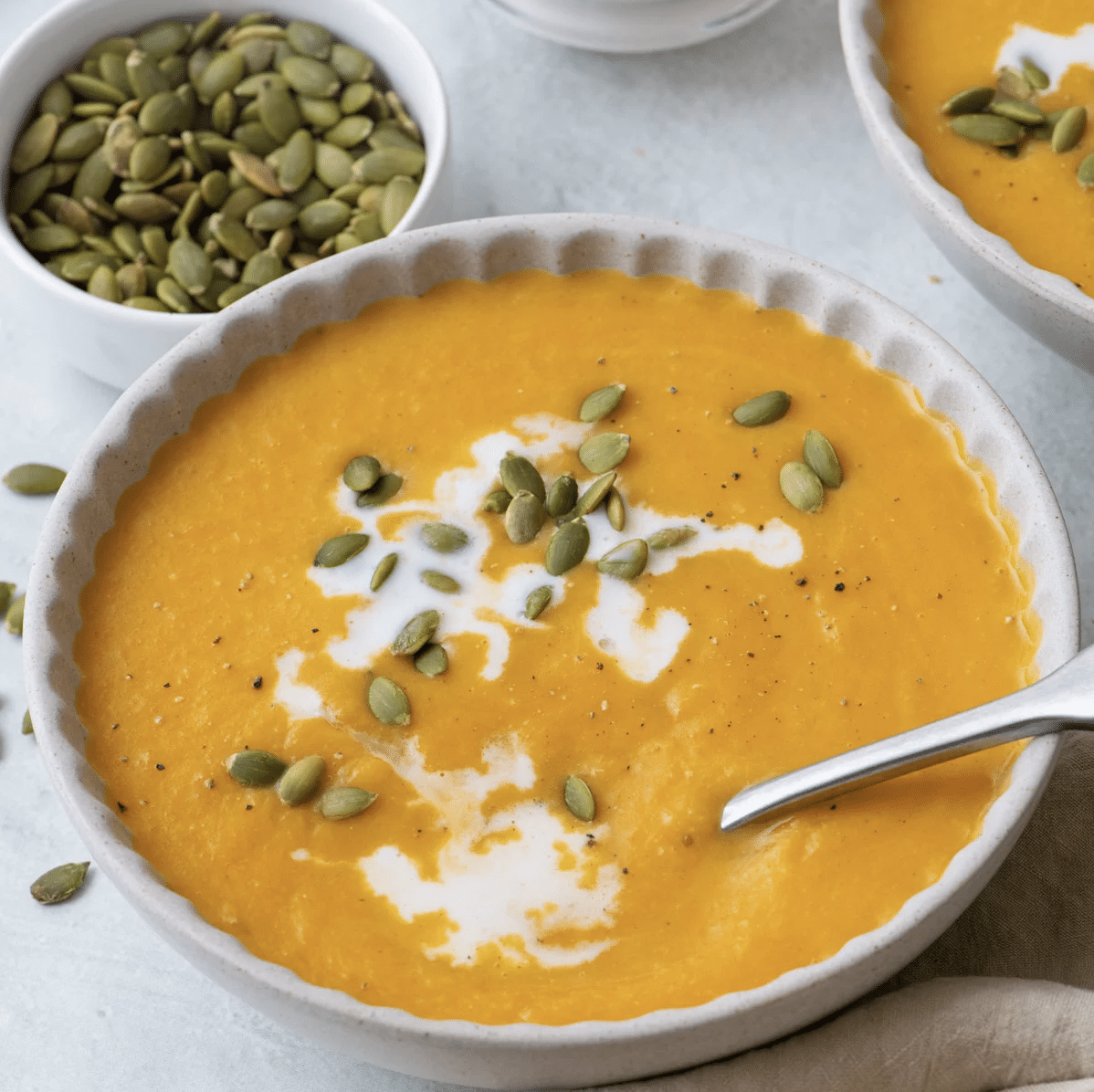 Roasted butternut squash soup