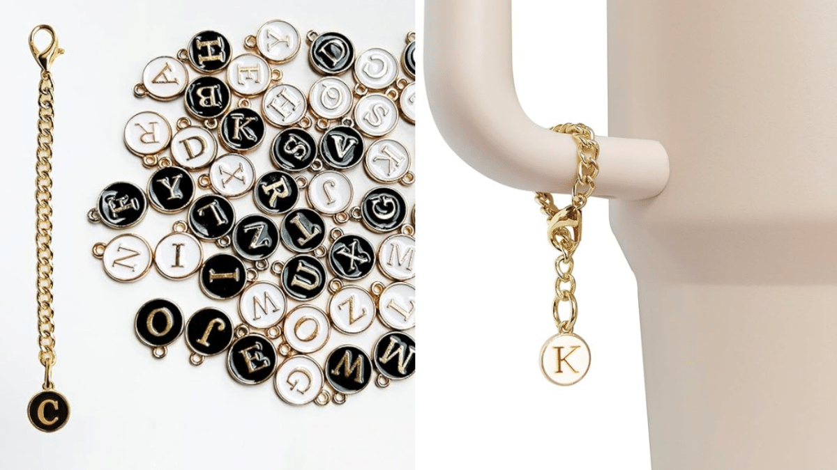 Wabogove Letter Charm Accessories for Stanley Cup