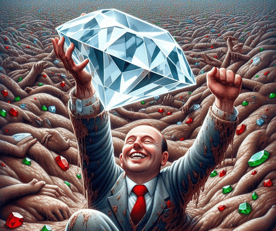 Man in Arkansas State Park who found a large carat diamond