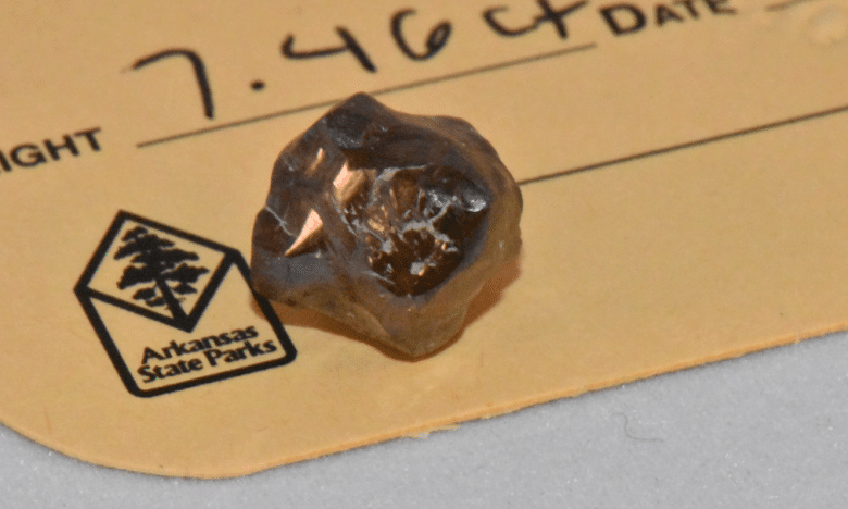 The Carine Diamond, found at Crater of Diamonds State Park