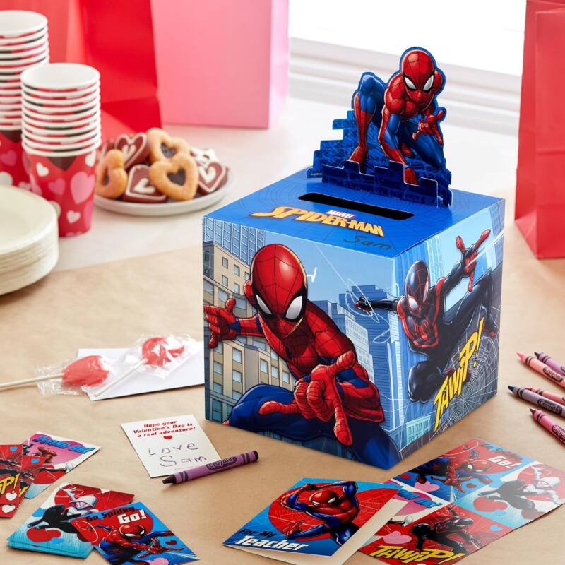 Spider-man valentine box