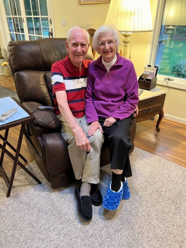 Joanne Blakkan and Bill Hassinger in 2024