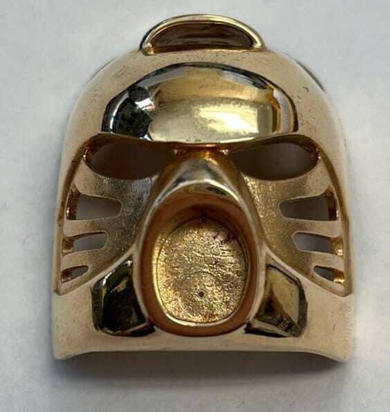 Goodwill 14K Yellow Gold LEGO Bionicle Hau Mask