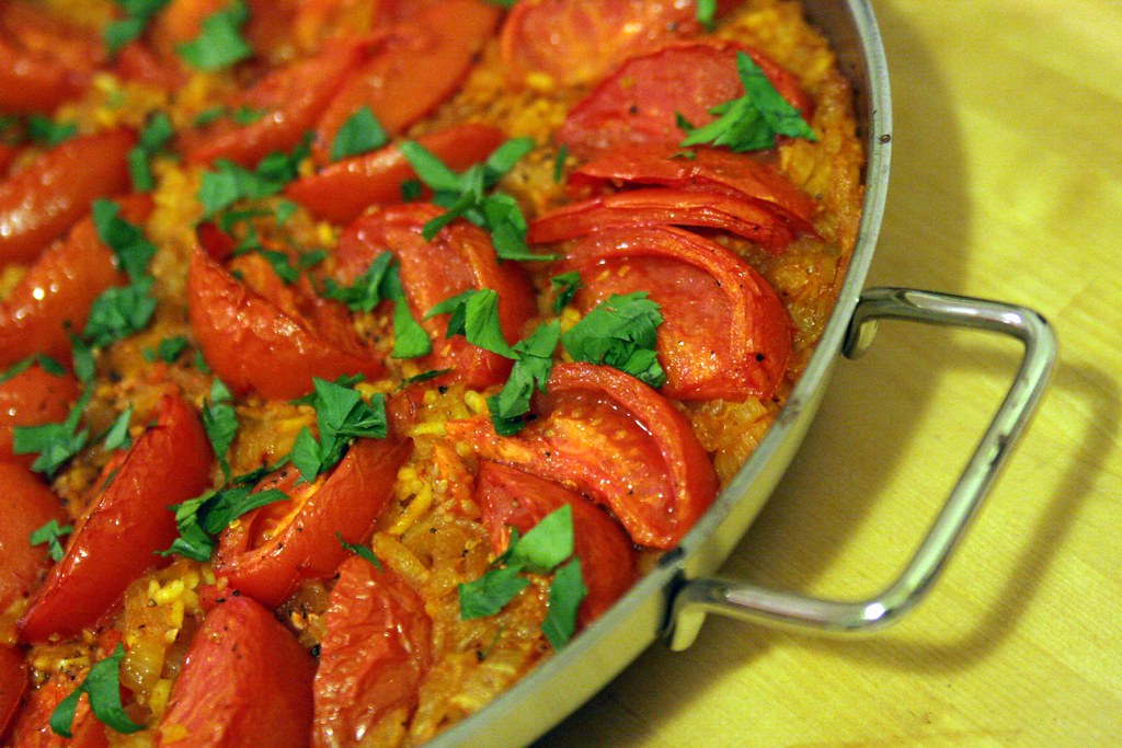 vegan paella