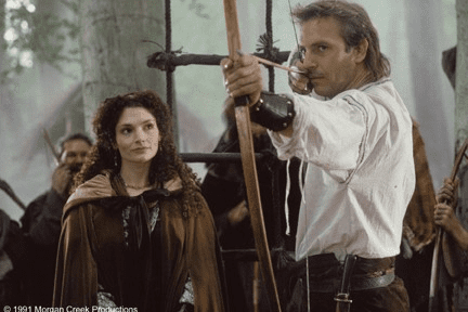 Kevin Costner as Robin Hood