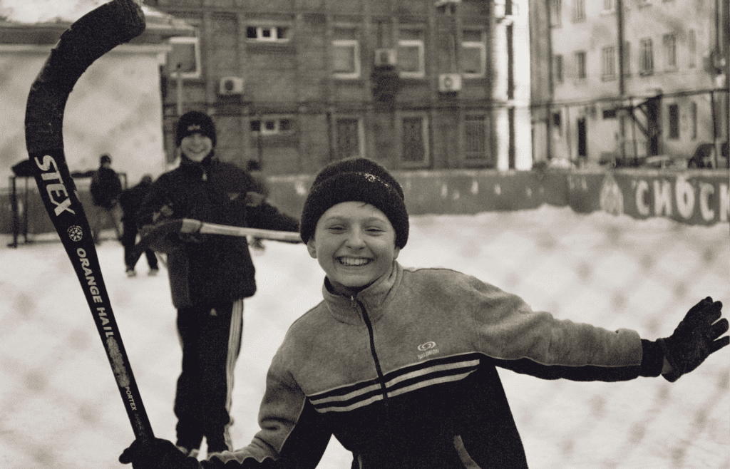 kids playing outside