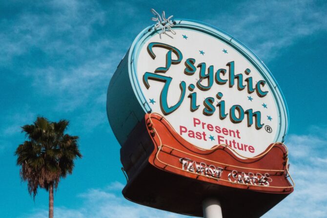 Psychic Vision signage