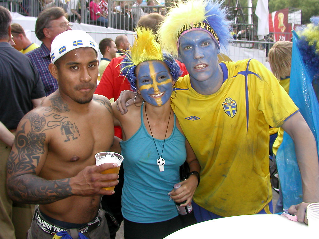 FIFA World Cup Germany 2006 - Berlin, FanMile. Sweden-Paraguay.