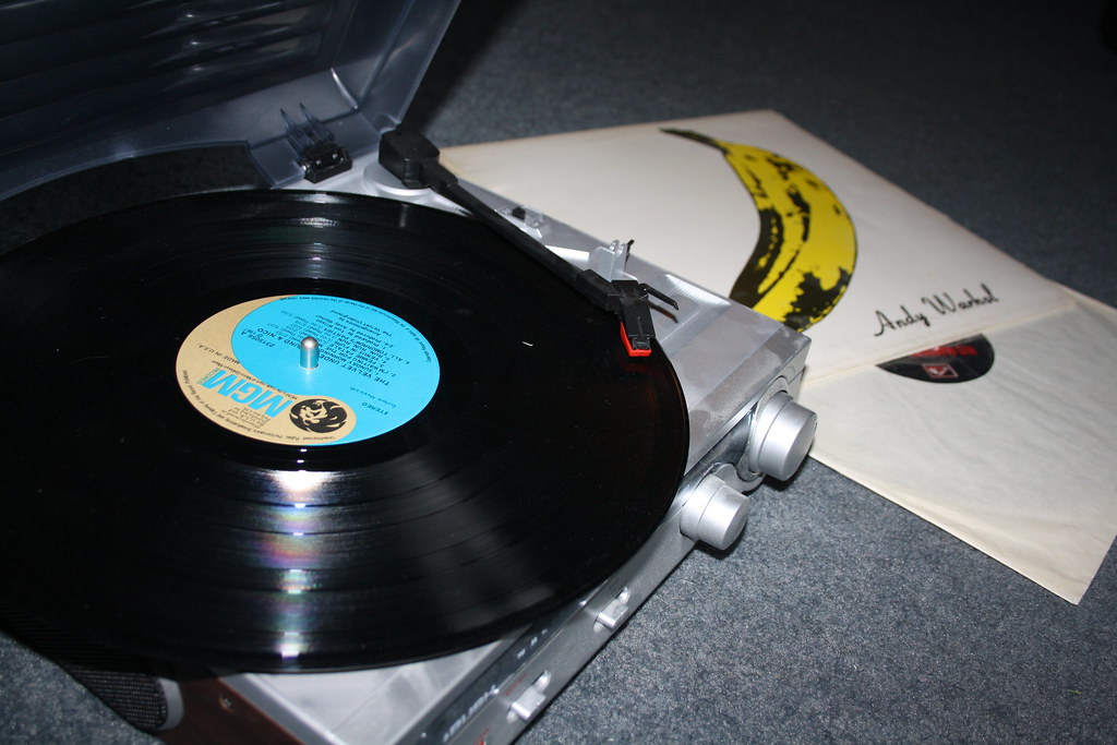 The Velvet Underground & Nico vinyl record playing