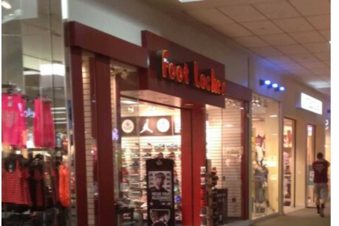 Popular 1990s Foot Locker store