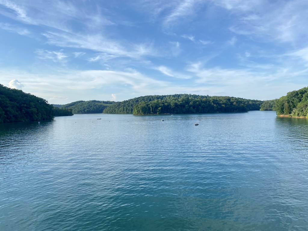 Norris Lake from Norris Dam, Norris, TN