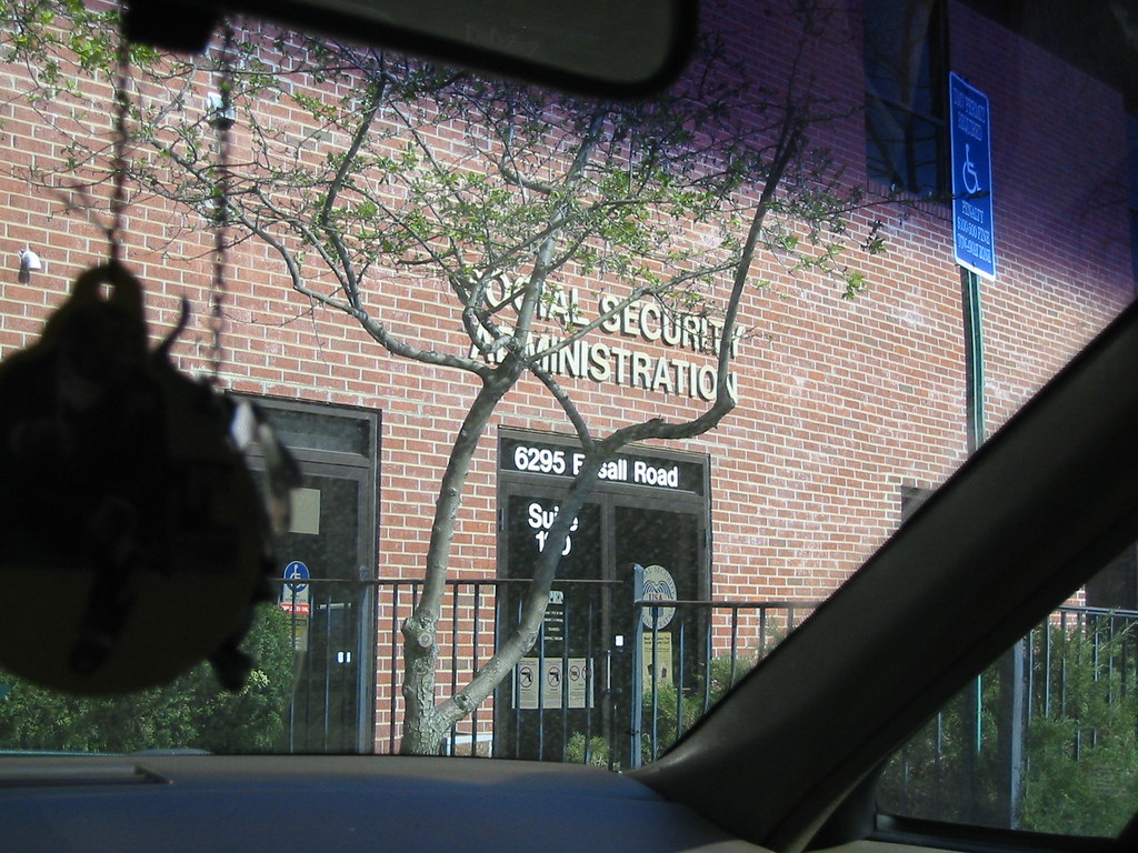 Exterior of a Social Security office building