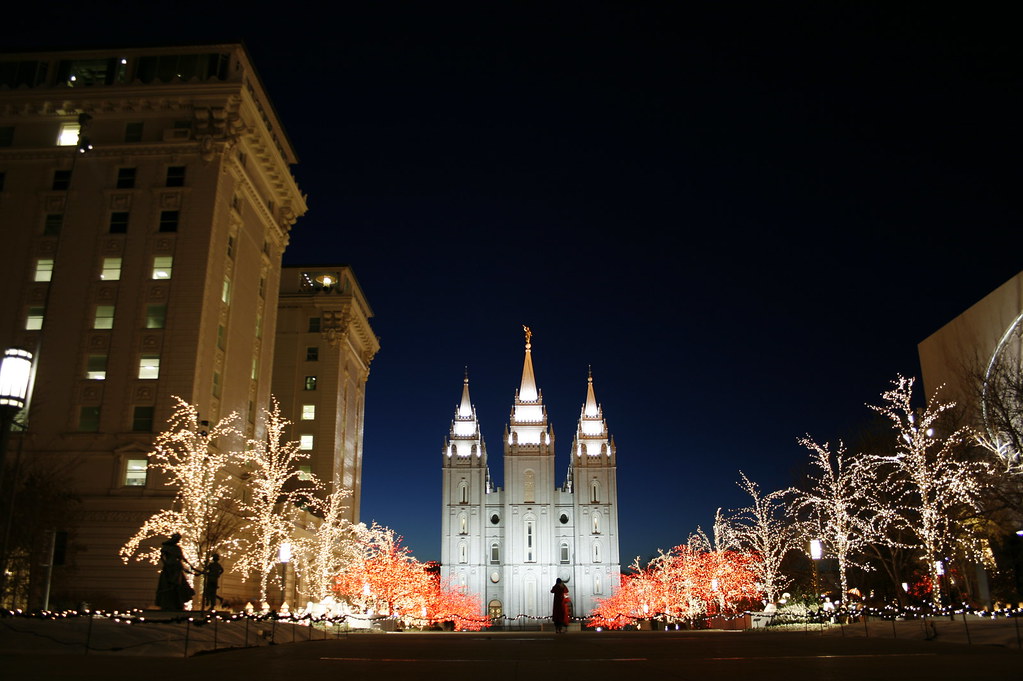 Salt Lake City, Temple Square Christmas Lights