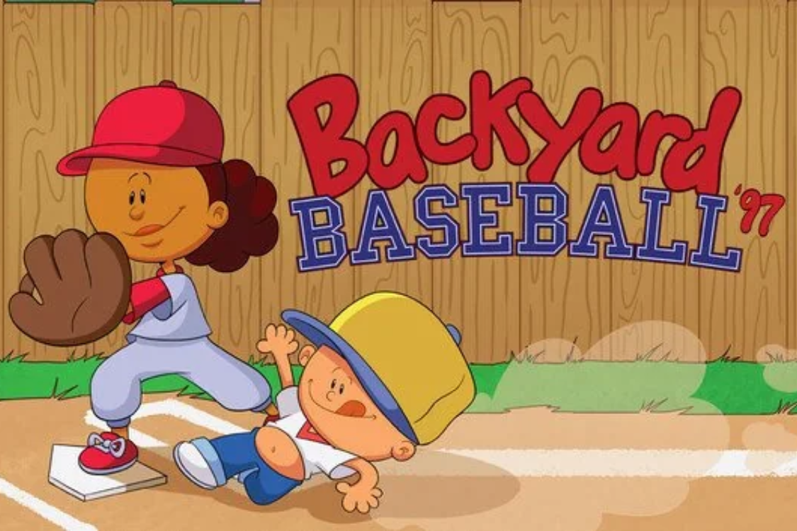 Nostalgic Backyard Baseball game
