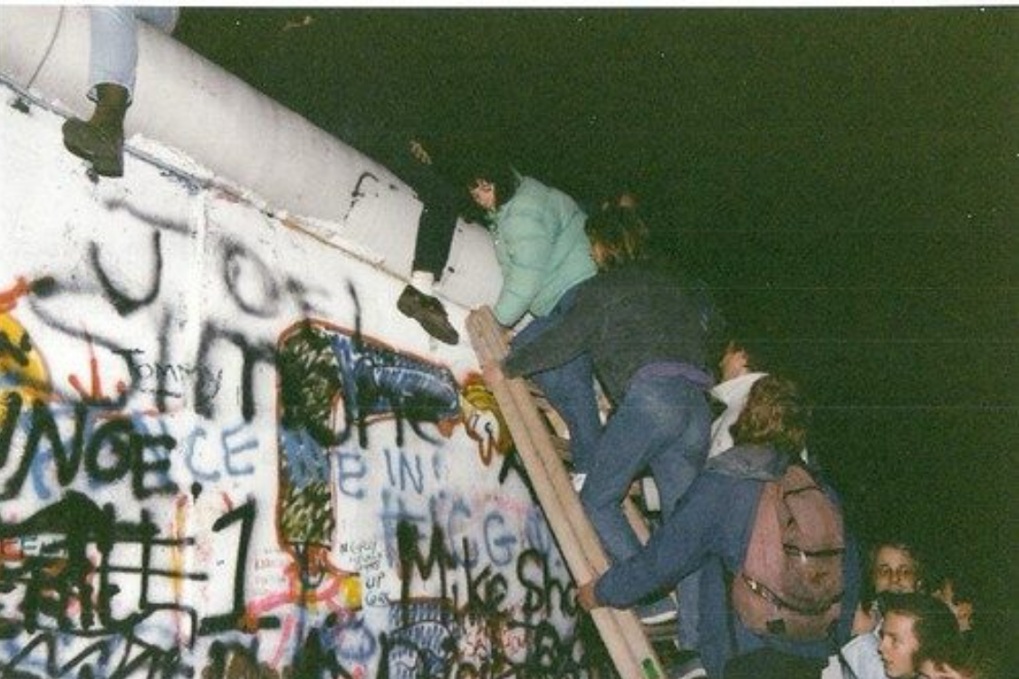 The fall of the Berlin Wall - November 1989