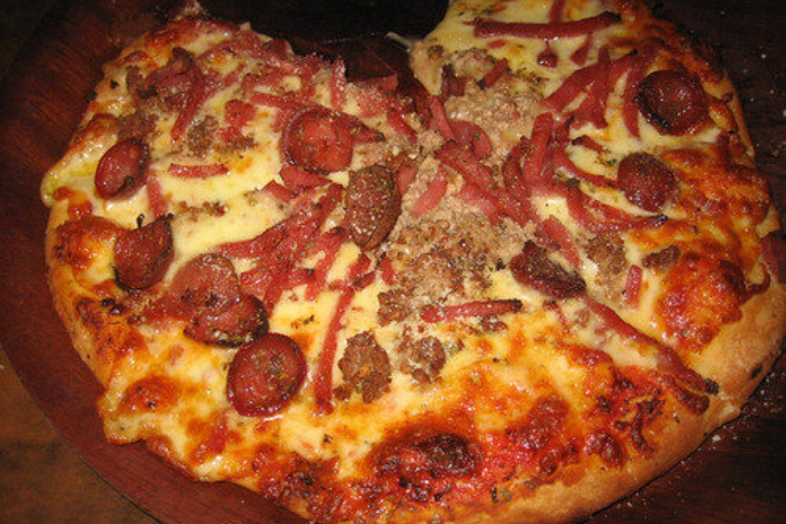Meatlovers pizza at Arthur's