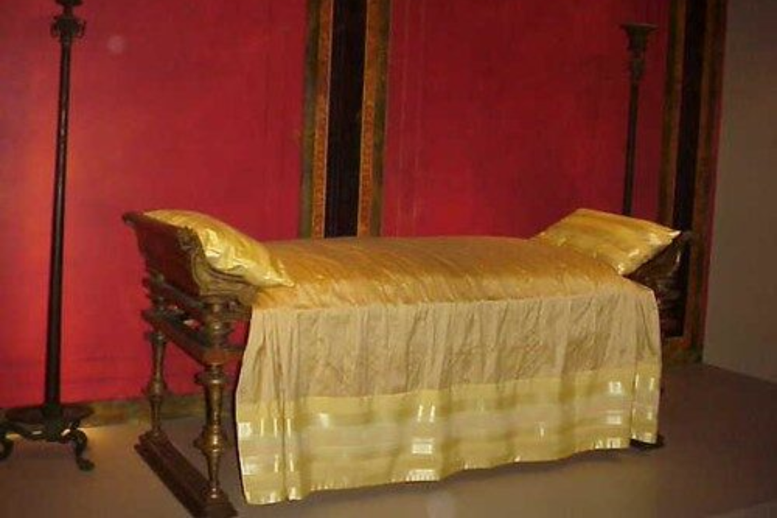 Roman Dining Couch (lectus) made of wood with bronze adornments 1st century BCE