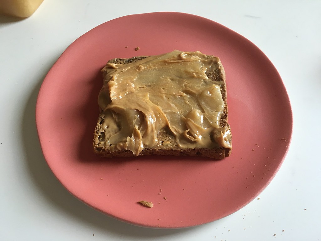 Peanut butter and honey toast