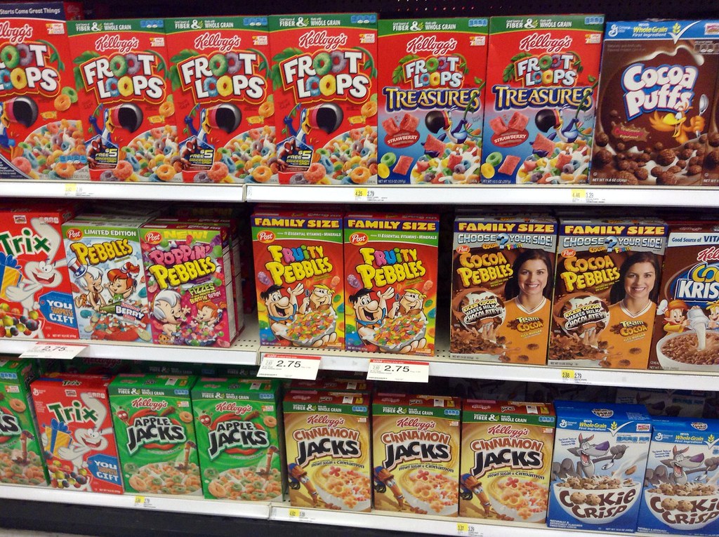 Sugary Breakfast Cereal Brands for Kids